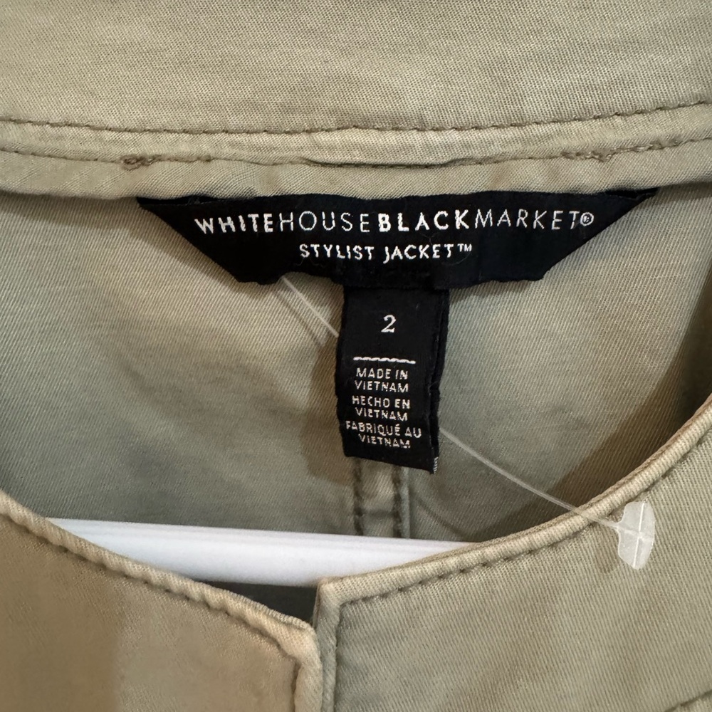 White House Black Market Tan Jacket